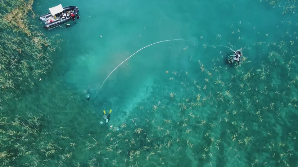 Lake Ohrid underwater settlement