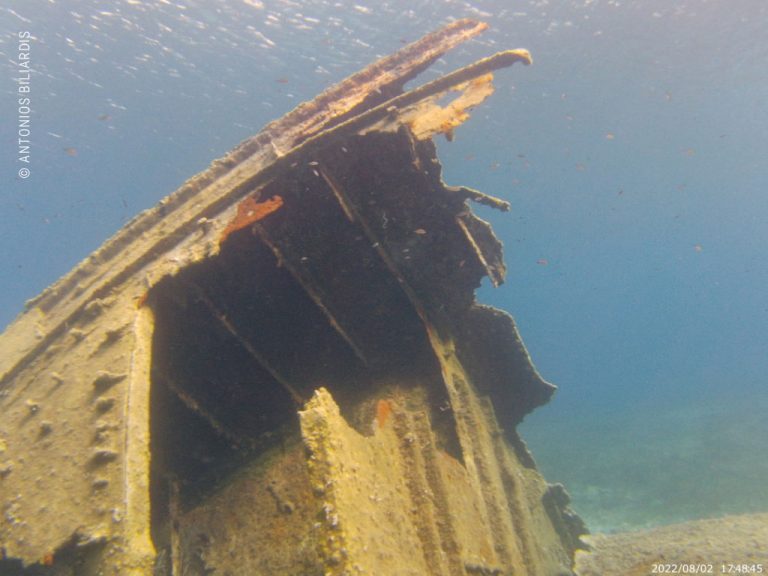Proti island wreck