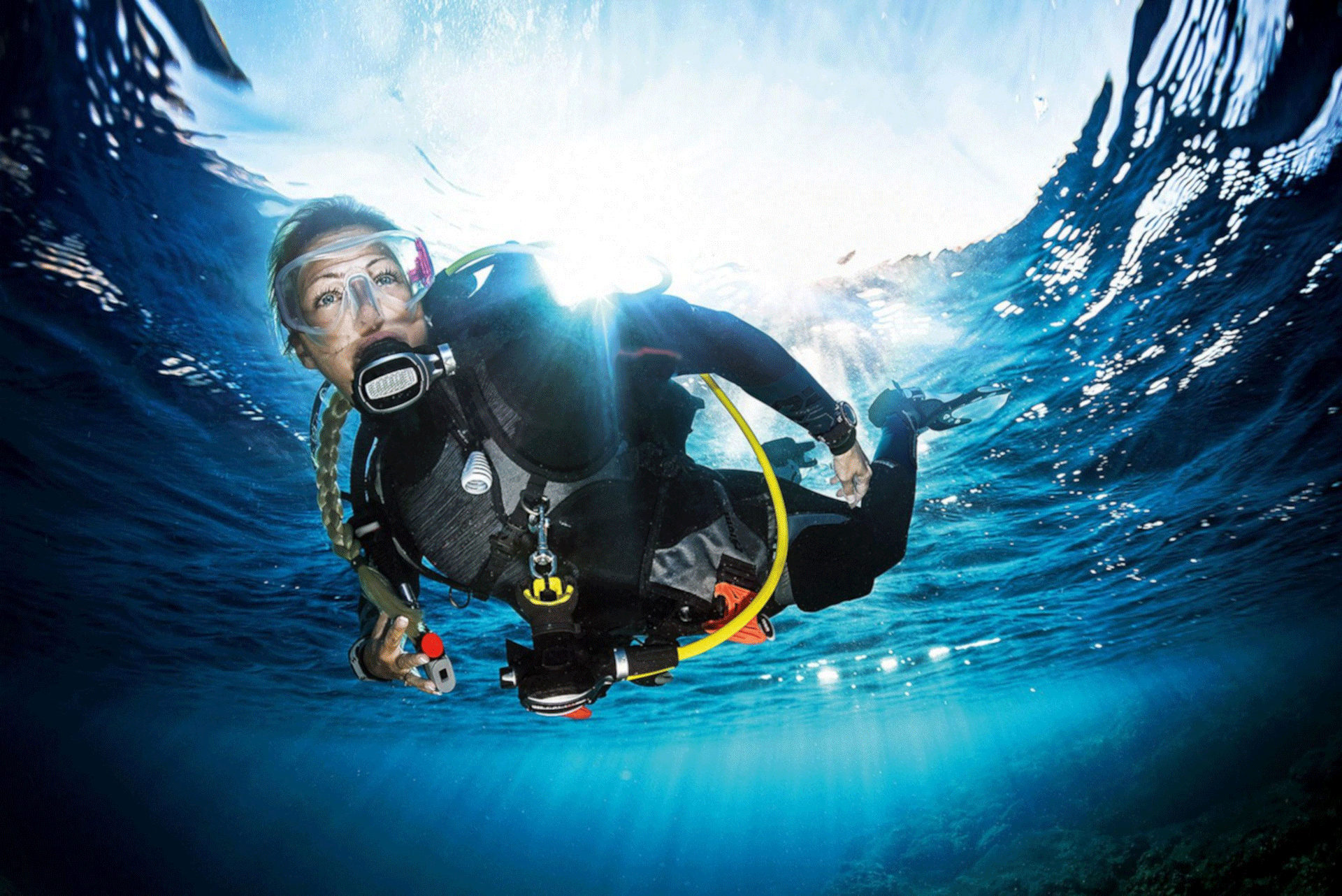 How to reduce air consumption while scuba diving